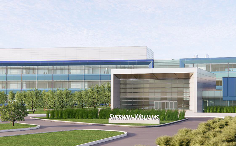 Sherwin-Williams R&D Center Construction Progress