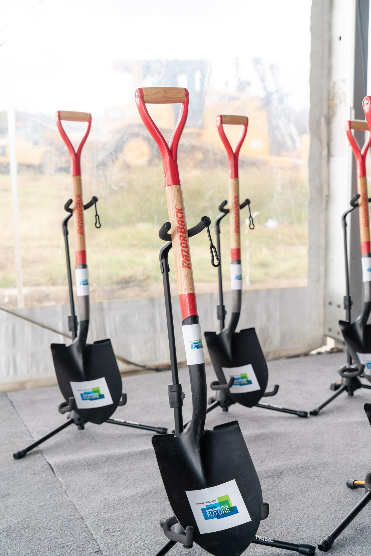 R&D Groundbreaking Shovels