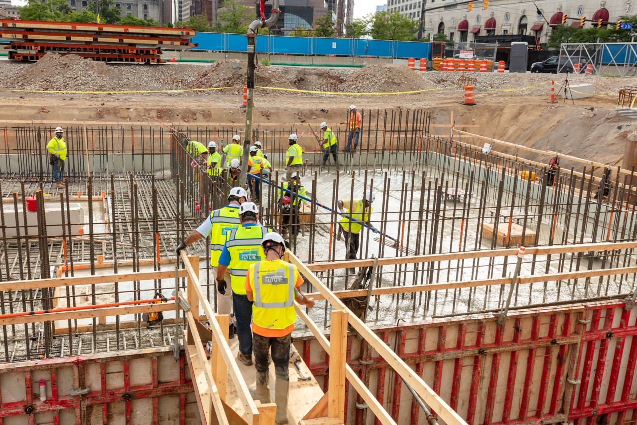 August: Foundation Concrete Pour