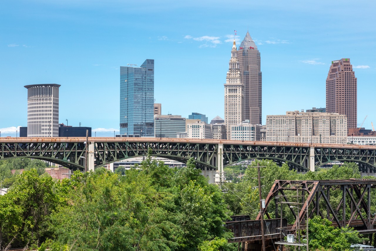 Sherwin-Williams Global HQ in Cleveland Skyline