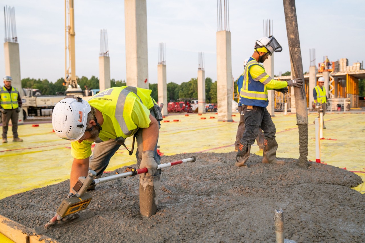 September - concrete pour